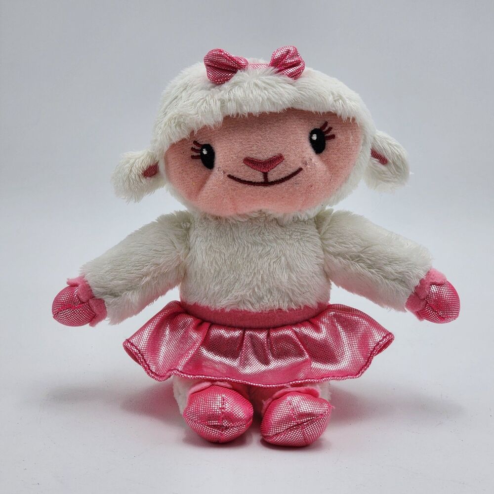 Disney TY Beanie Baby Lambie Doc McStuffins Small Beanbag Plush